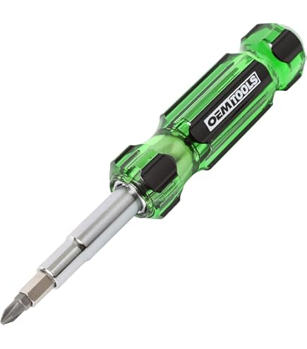 7-Piece Demolition Screwdriver Set - CR-V Magnetic Tips For Heavy Duty Projects