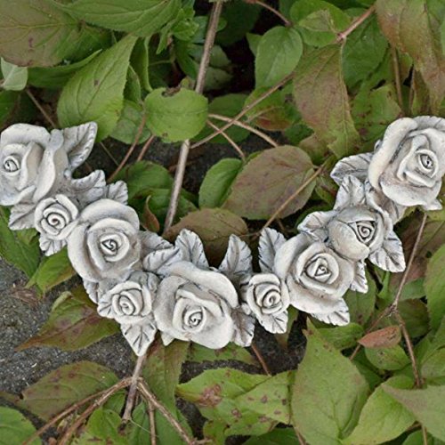 Rosenblüten Ranke wetterfest für die Grabdekoration. Länge 16cm