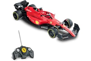 Mondo Motors - FERRARI F1-75 - Auto radiocomandata Formula Uno - Scala 1:18-2.4 GHz - Colore Rosso - 63742