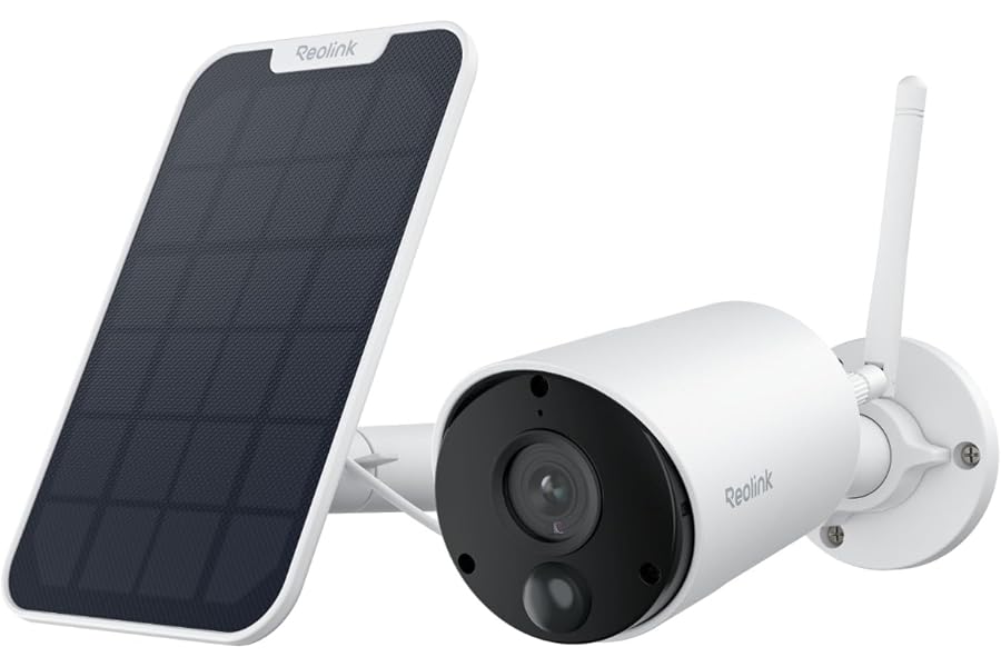 Reolink 2K 3MP Überwachungskamera Aussen Akku Argus Eco (Generalüberholt) | 2,4GHz Wi-Fi, IR-Nachtsicht, 2-Wege-Audio, S