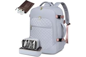 LOVEVOOK Sac à Dos Voyage Sac Cabine Avion Bagages Valise Easyjet Ryanair 45x36x20 Sac à Dos Femme Homme Étanche Sac à Dos Pour Ordinateur Portable Sac Porté Dos Backpack pour Travail École Loisir