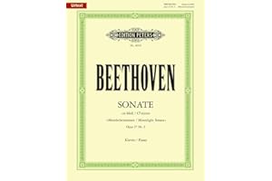 Sonate für Klavier Nr. 14 cis-Moll op. 27; 2 "Mondschein-Sonate" / URTEXT: Sonata quasi una Fantasia (Edition Peters)