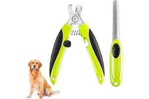 WALLEGO Tagliaunghie Cani, Medio a Grande Pet Tagliaunghie Cani e Lima per Unghie per Cani