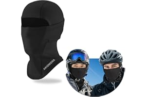 AXIOMORA Sturmhaube Motorrad Fahrrad Winter - Warm Sturmmaske für Herren und Damen - Winddicht Atmungsaktiv Balaclava Skimaske für Outdoorsports Radfahren, Snowboarden