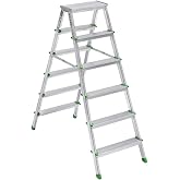 1806 Double Sided Aluminum 6+6 Step Staircase with Palace