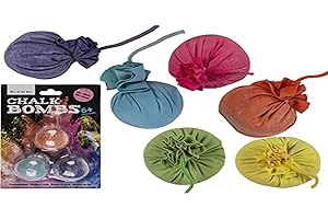BigBuy Party - Holi Colored Chalk Bombs (Pack of 3) (V0303003)