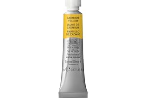 Winsor & Newton Acuarela Profesional - Pintura de Acuarela, Alta Luminosidad, Resistente a la Luz, Calidad de Archivo, Tubo de 5ML, Color Amarillo De Cadmio
