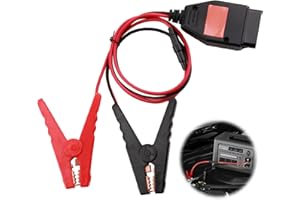 MXYVRIX OBD2 ECU-Anschlusskabel für Auto, OBD2 Auto Memory Saver, Universelles Notstromversorgungskabel, Memory Saver für Batteriewechsel, Erhaltung der Fahrzeugeinstellungen