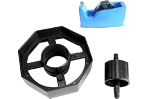Violotoris Black Sellotape Dispenser Wheel,Replacement Tape Dispenser Wheel,Sellotape Dispenser,Tape Dispenser,Tape Dispenser Core and Wheel,Tape Dispenser Wheel