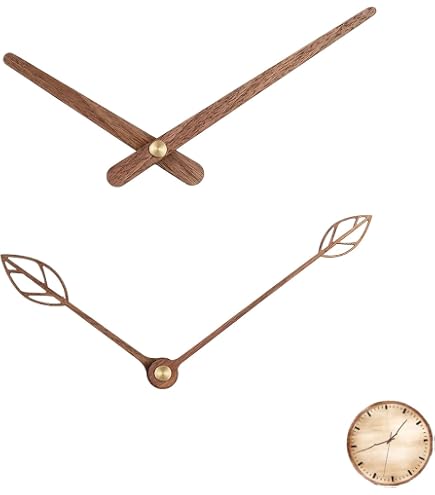 Set Da 5 Lancette Per Orologi In Alluminio – Rosso, Oro, Nero, Argento E Bianco, Lunghezza 71 Mm (Ore) E 93 Mm (Minuti E Secondi), Fai Da Te E Riparazione