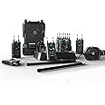 Hollyland Solidcom M1 Full Duplex Wireless Intercom System, Multi-Device Cascade Connection, Broadcast Communication for Business Event Concert Sports, 1 Base Station+8 Beltpacks [Ship from US]