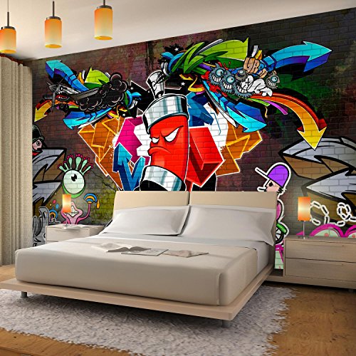Fototapete Graffiti 308 x 220 cm – Vliestapete – Wandtapete – Vlies Phototapete – Wand – Wandbilder XXL – !!! 100% MADE IN GERMANY !!! Runa Tapete 9063010a - 3