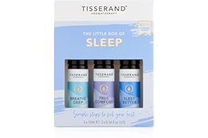 Tisserand - The Little Box of Sleep - Breathe Deep, True Comfort, Sleep Better - 100% Natural Pure Essential Oils - 3x10ml