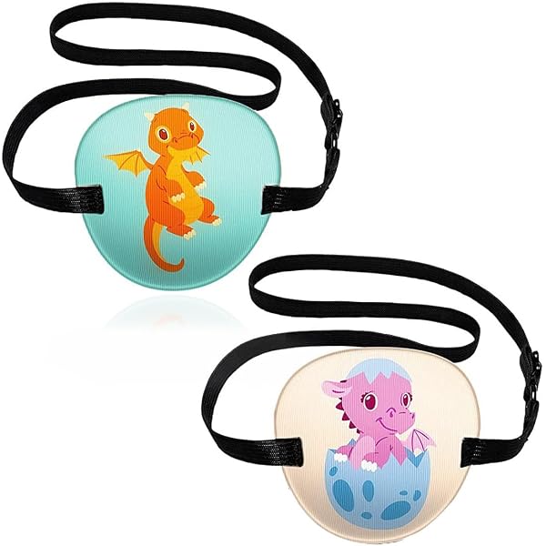 Amblyopie Augenpflaster Für Kinder – Einhorn-Design, Waschbar & Wiederverwendbar (für Brillen, Bei Schielen & Trägem Auge, 2 Stück)