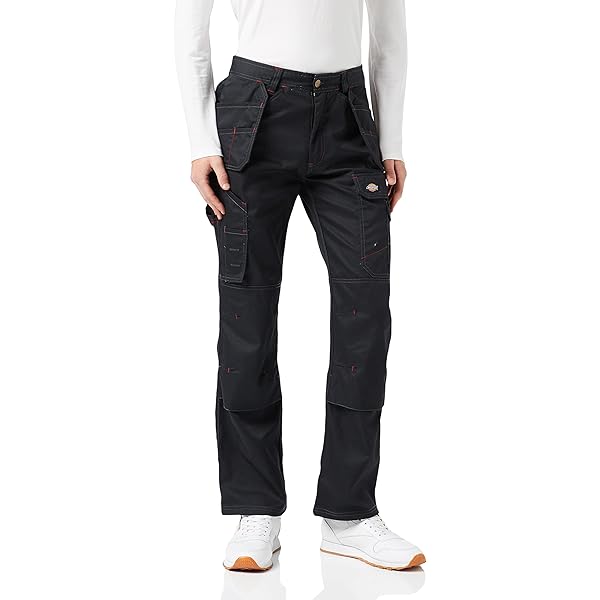 Dickies Everyday Werkbroek Heren Zwart/Rood