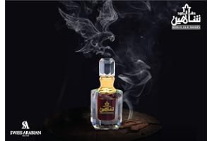 Swiss Arabian Dehn el Ood Shaheen 6 ml – koncentrerad parfymolja för män och kvinnor – östra dofter – at arabisk parfym, lång