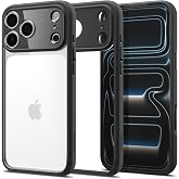 Spigen iPhone 17 Pro Max ile Uyumlu Kılıf Ultra Hybrid Sararmaya Dayanıklı Siyah Şeffaf Kapak - ACS10034 (Spigen TR Garantili