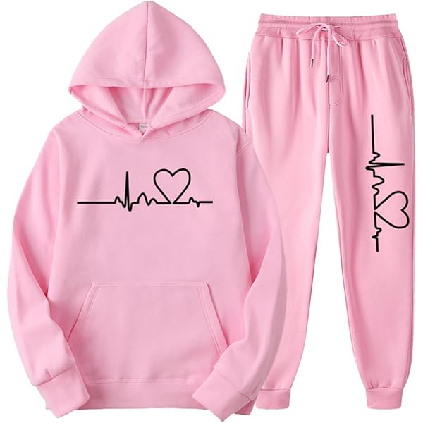 Generisch Trainingspak voor dames, joggingpak, 2-delig, winter, warm velours, huispak, lounge, opstaande kraag, homewear, pullover, loungeset, outfit, vrijetijdspak, Kh1., L
