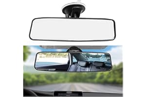 Auto Innenspiege HAMON Auto Rückspiegel Universal Innenspiegel mit Saugnapf Spiegel Autospiegel Rear View Mirror Aufsatzspiegel für Auto,Rückspiegel Auto,Starke Adsorption (200 * 60MM)