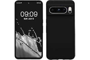 kwmobile Etui kompatybilne z Google Pixel 8 Pro – silikonowe etui na telefon z TPU z miękkim wykończeniem – czarne