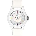 Skechers Women's Rosencrans Midsize Quartz Plastic and Silicone Casual Watch, Color White (Model: SR6080)