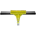 DOCA Window Washing Kit with Extension Pole – Head Only - No Pole, Window Squeegee for Window Cleaning - Squeegee Floor with Brush 18"
