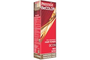 VIP'S PRESTIGE Vips Prestige - Teinture semi-permanente BeColor couleur vin rouge BC09, sans ammoniaque et sans peroxyde