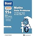 CEM Maths Data 10 Minute Tests: Ready for the 2025 Cambridge Select Insight exam: 10-11 Years (Bond CEM)