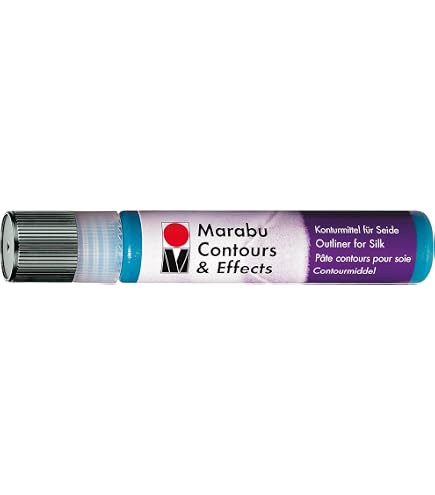 VBS Glas- & Porzellankonturen-Liner, 28 Ml Silber – Für Bemaltes Geschirr, Spülmaschinenfest