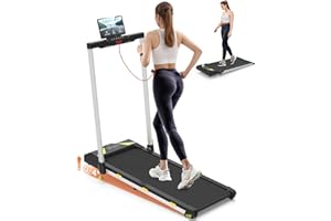FREEPIFITNESS Walking Pad with Incline, 3 In 1 Under Desk Treadmill for Home and Office, Portable Treadmill with LED Display, Remote Control