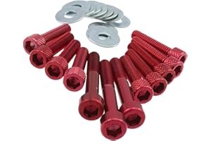 Viti per coperchio motore STR8 Minarelli, rosso