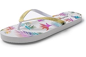 JOMIX klapki damskie lekkie odkryte stopy klapki damskie sandały gumowe EVA do morza basen do domu