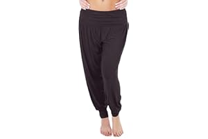 Love My Fashions® Women Harem Trouser Alibaba Plain & Printed Elactic Waist Hippie Pyjama Bottoms Loose Fit Baggy Pilates Yoga Pants and Summer Trousers