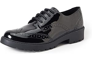 Geox J Casey Girl N, Women's Brogues