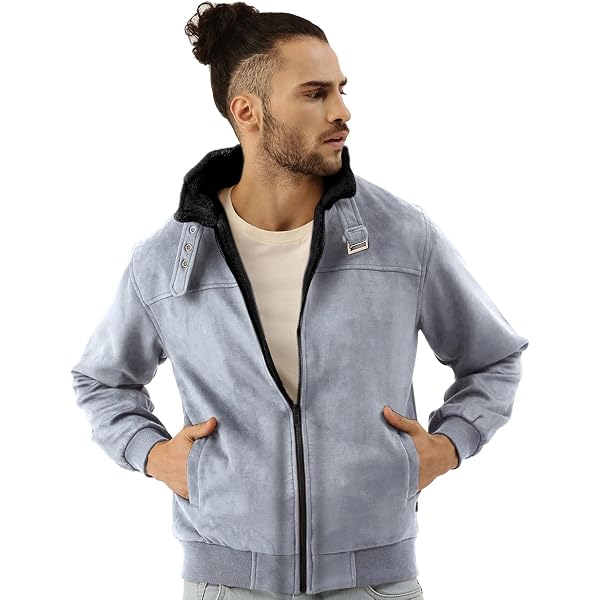 thumbnail image 2 of Men's Varsity Baseball Jacket - Cotton Bomber Coat With Streetwear Style And Pockets 2 of 14