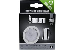 ‎BIALETTI Bialetti Ricambi, Stainless Steel, 6 Cups, Grey