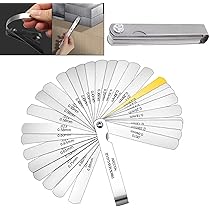 Spessimetro A Lame Spurtar - 32 Lame 0,03-1,00 Mm - Acciaio Per Misurare Giochi Valvole - Foto 8