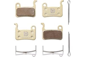 DYMOECE 2 Paires de Plaquettes de Frein à Disque pour Vélo Compatibles avec Les Freins à Disque Shimano Deore XT XTR LX SLX Hone Alfine Saint