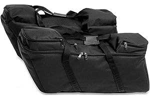 HCmotorku Borsa da trasporto per borsa da sella per moto Borsa per bagagli adatta per Harley Touring Road King Electra Street Glide Standard 1993-2022