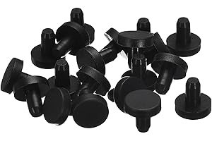 QUARKZMAN 20 Pezzi Tappo in Gomma Nero, J4 Tappi Impermeabili per Fori 4mm / 0,16"