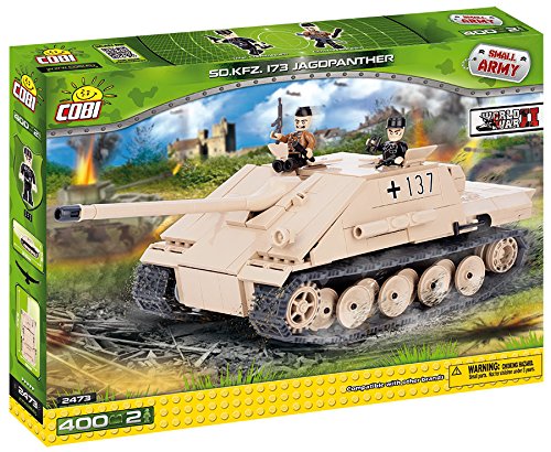 Preisvergleich Produktbild COBI 2473 - Konstruktionsspielzeug, SD KFZ 173 Jagdpanther, beige