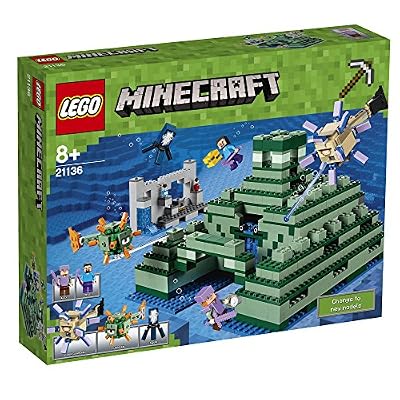LEGO - 21136 - LEGO Minecraft - Jeu de Construction - Le Monument Sous-Marin