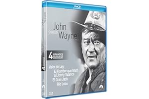 John Wayne (Blu-ray) Pack 4 peliculas: El Hombre que Mato a Liberty Balance / Valor de Ley / El Gran Jack / Rio Lobo