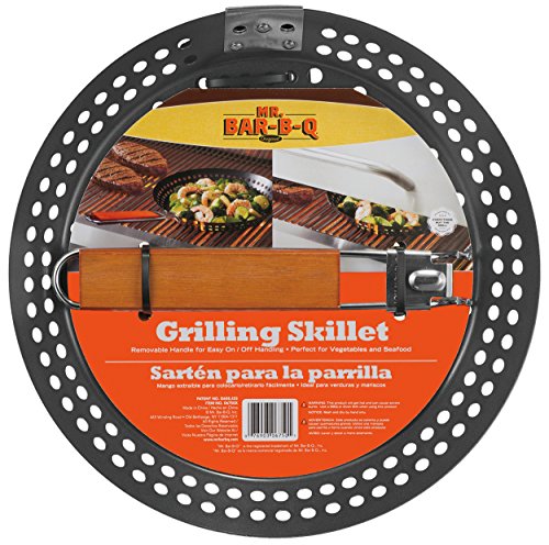 Mr. Bar-B-Q 06750X Deluxe Non-Stick Skillet - Black