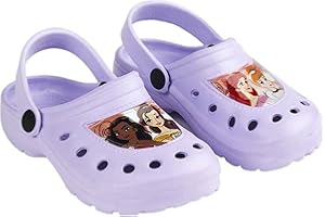 Disney Princesas Zuecos para Niñas, Sandalias Clásicas y Ligeras, Diseño Cenicienta Ariel Belle Moana, Sandalias Verano, Regalo Niñas, Tallas EU 22 a 29