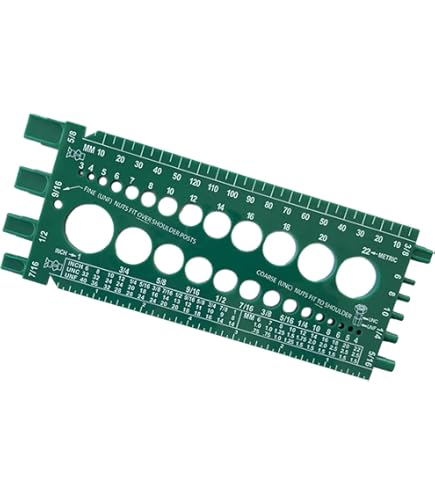 Jauge De Filetage Métrique Jauge De Pas De Filetage, Règle De Mesure Pour Vis, De Mesure Jauge Pour Filetage Micron
