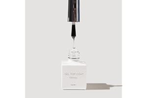 DANNI & TONI Glossy Top Coat for Nail Polish Gel Nail Wraps, UV LED Soak Off Long Lasting Top Coat Gel Nail Polish
