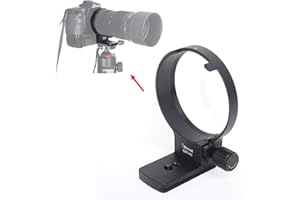 iShoot Anillo de Montaje en Trípode Collar de Lente Compatible con Sigma 100-400mm f5-6.3 DG OS HSM Contemporary EF/F Mount, Soporte de Lente Inferior es Arca-Swiss Cámara Placa de Liberación Rápida