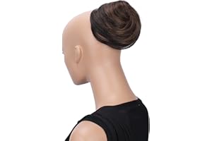 CAISHA Chignon Posticcio Treccia Hepburn-Bun Capelli Elastici Updo DCX