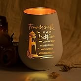 Craftique Sinnvolles Beste Freundin Geschenke, Geschenk für Freundin - Windlichter mit Gravur - Geburtstagsgeschenk für Freun